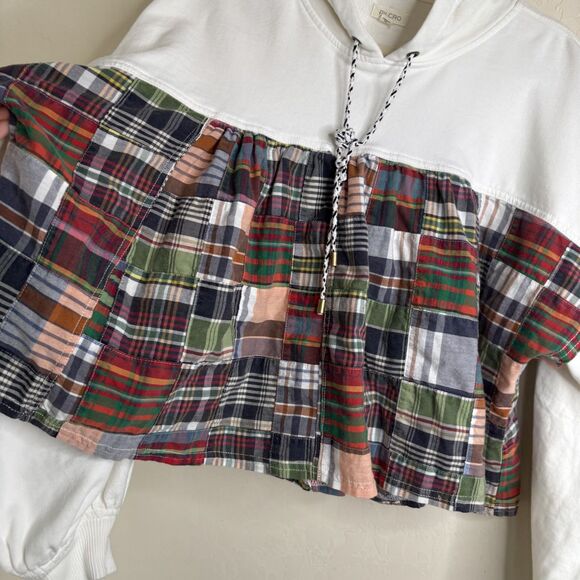 Anthropologie Pilcro Patchwork Knit Hoodie - Picture 6 of 7